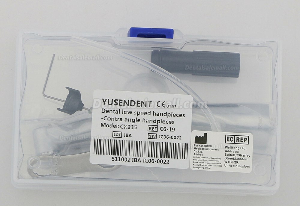 YUSENDENT CX235 C6-19 Push Button 20:1 Implant Surgery Contra Angle Handpiece